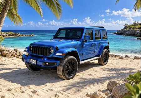 Jeep Wrangler Special Blue High altitude electric roof-convertible