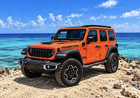 Jeep Wrangler Hybride Cabrio met elektrisch Sunroof Unlimited 4xe 380 Rubicon 