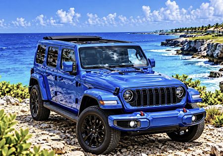 Rent a Jeep Wrangler ARUBA with unlimited mileage for 1, 2, or 3 days.