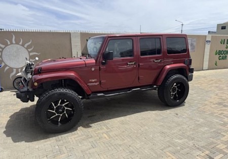 Jeep Wrangler Bordeaux rood