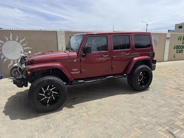 Jeep Wrangler Bordeaux rood